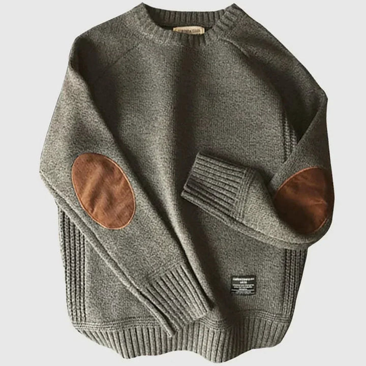 Classic Men's Alpine Sweater - Warm Knit Pullover for Winter