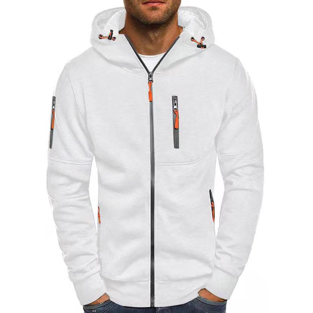 Men's Zip-Up Hoodie Sweatshirt - Breathable and Comfortable