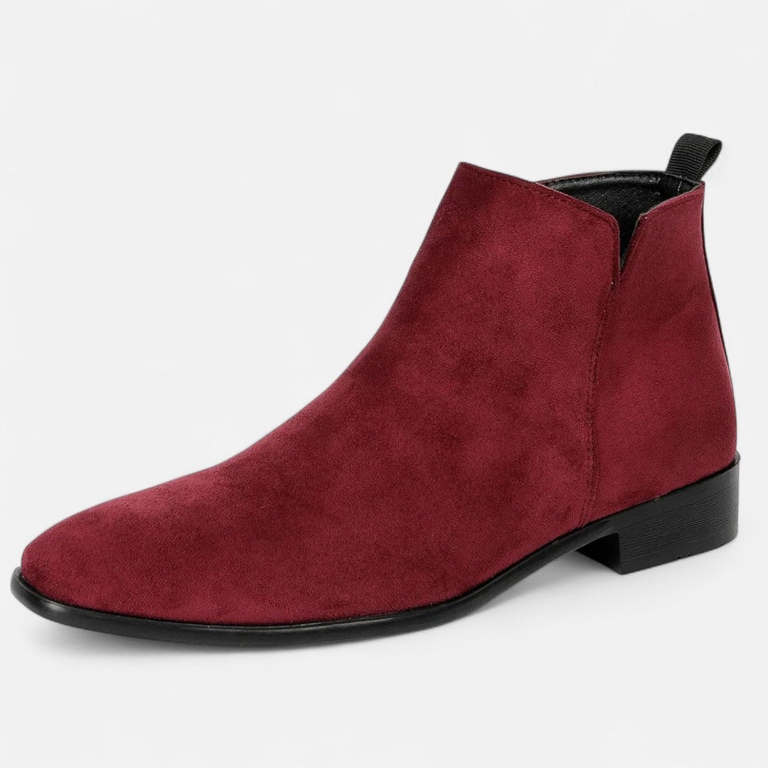 Elegant Square Toe Chelsea Boots for Men
