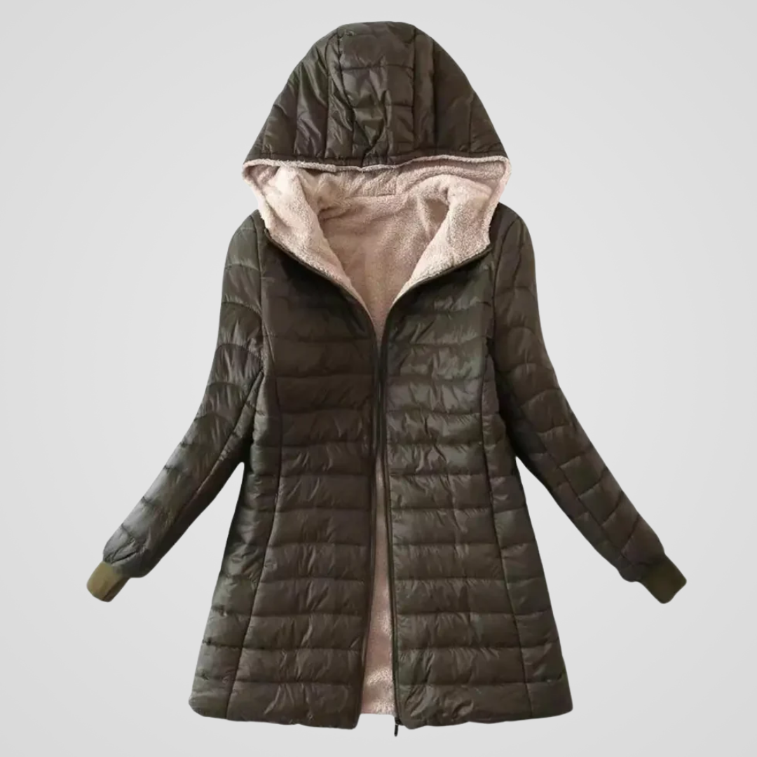 Lined Sherpa Winter Women's Coat