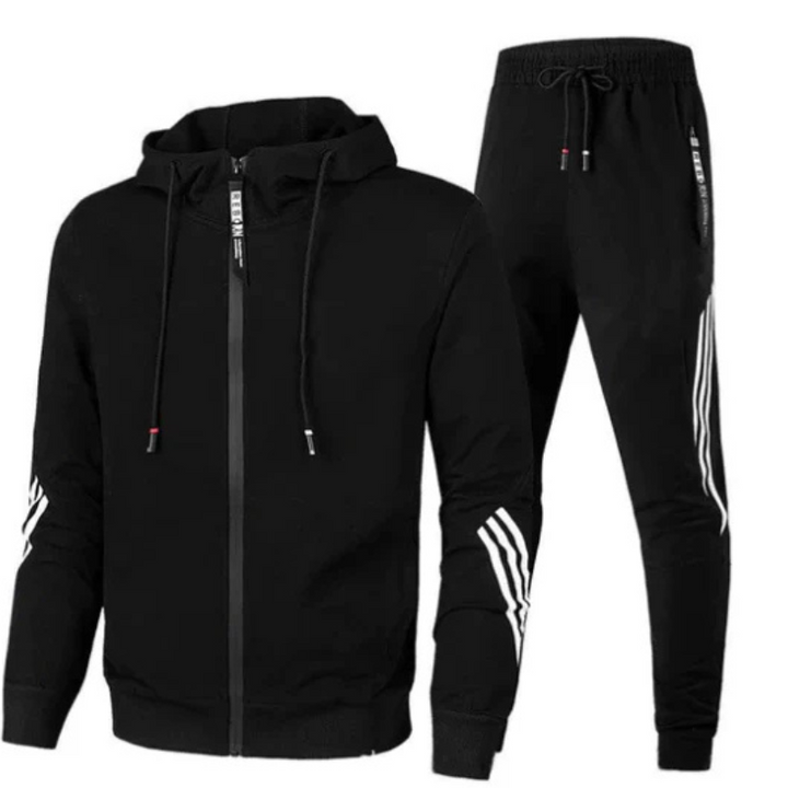 Men's 2-Piece Tracksuit - Athletic Set for Fitness and Casual Wear