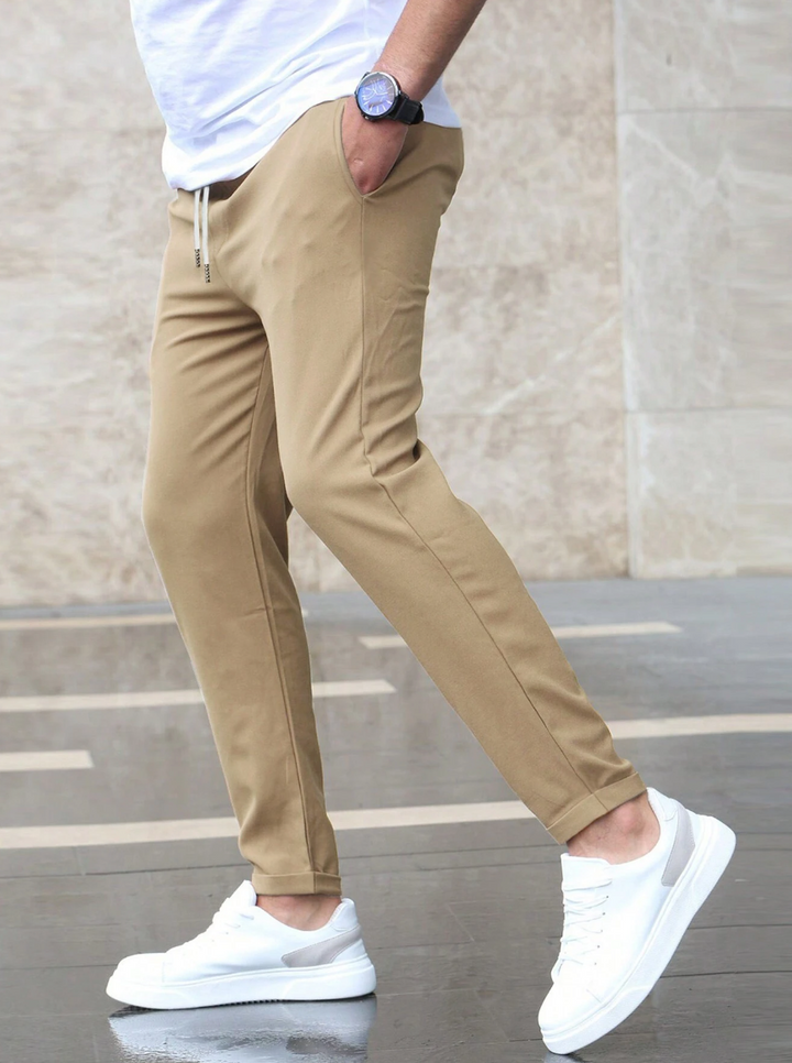 Men's Slim-Fit Stretch Casual Pants