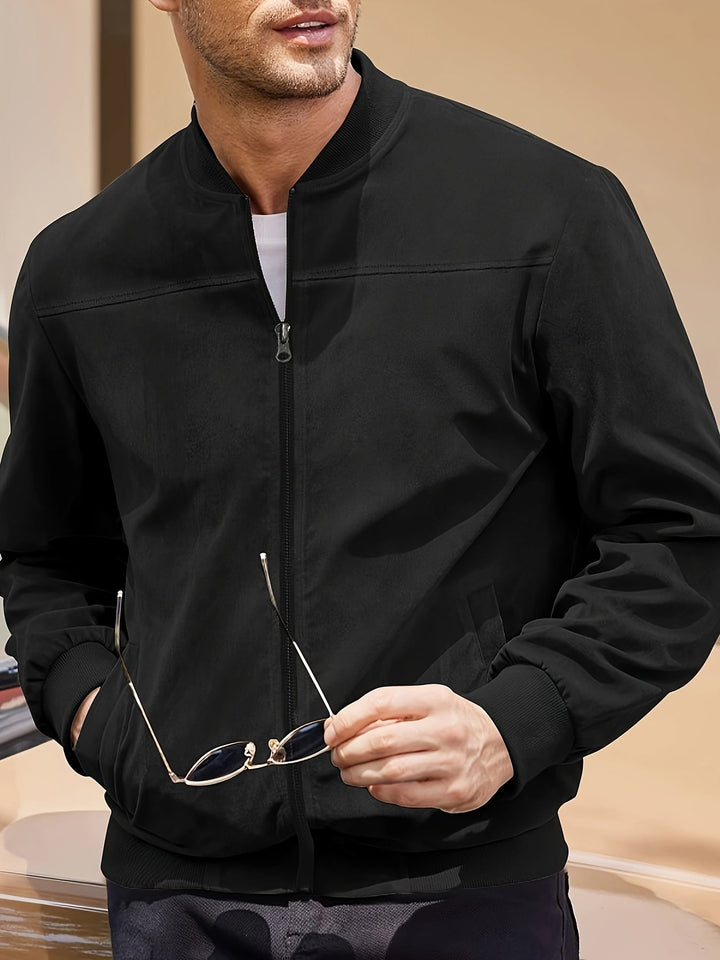 Vintage Suede-Look Men's Jacket