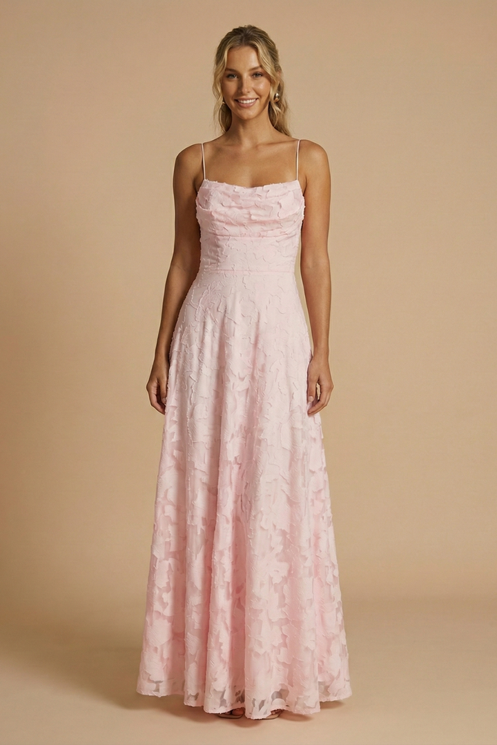 Elegant Sleeveless Women's Floral Maxi Dress