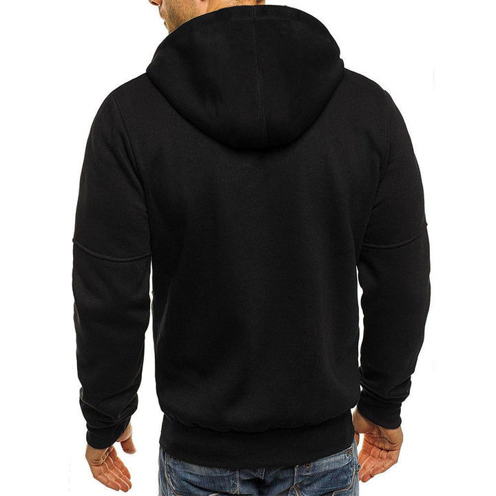 Men's Zip-Up Hoodie Sweatshirt - Breathable and Comfortable