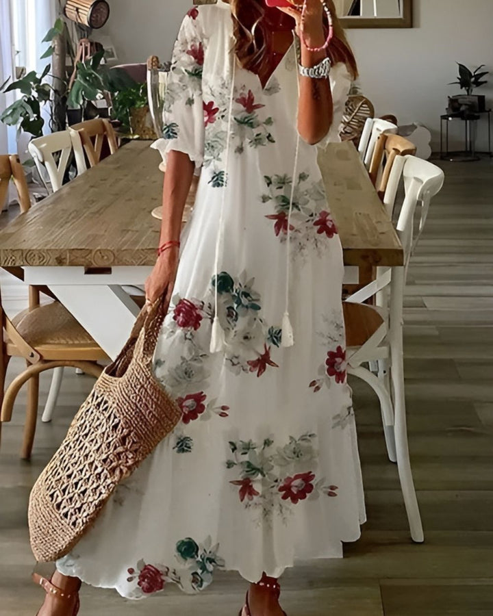 Bohemian Flowing Women Cover-Up Dress