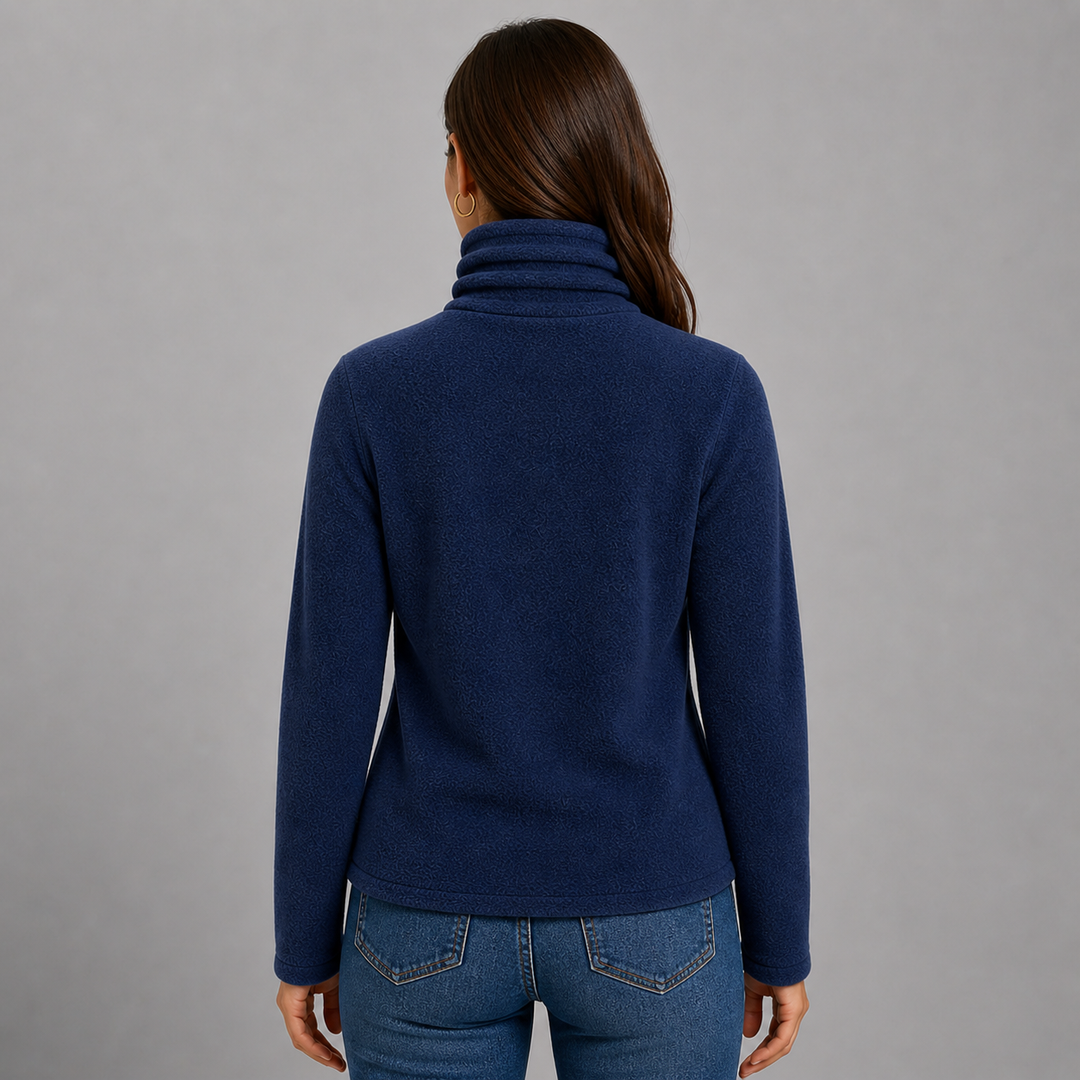 Soft Elegant Women's Cashmere Blend Turtleneck Sweater