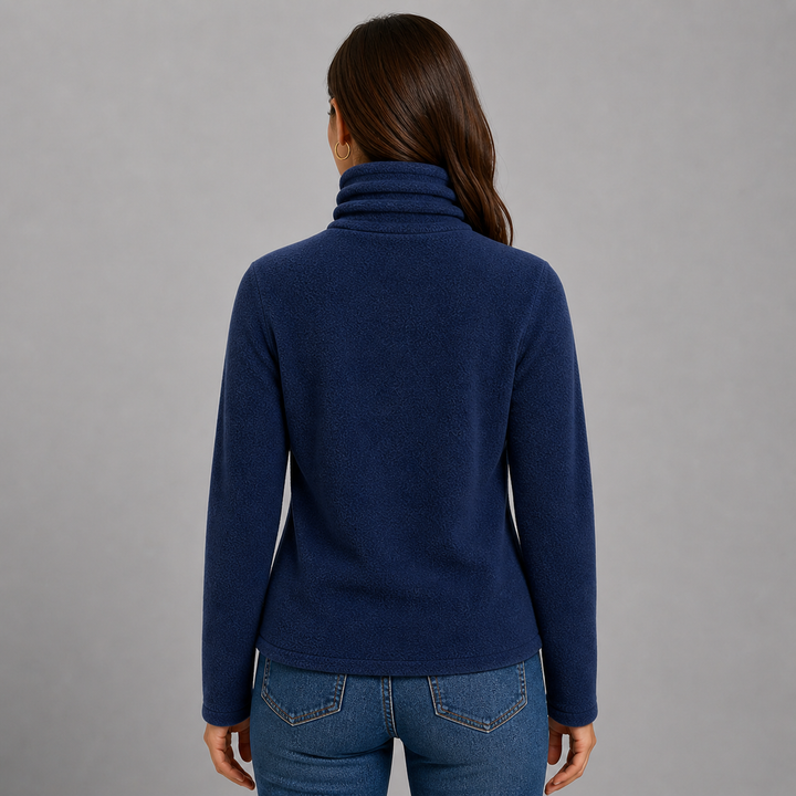 Soft Elegant Women's Cashmere Blend Turtleneck Sweater