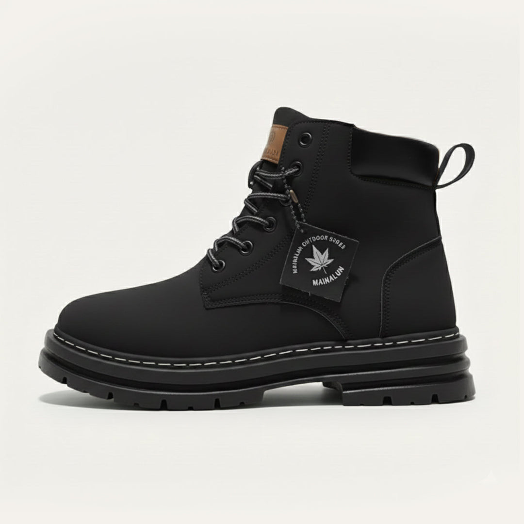 Warm Fur-Lined Men's Insulated Snow Boots