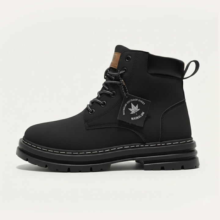 Warm Fur-Lined Men's Insulated Snow Boots