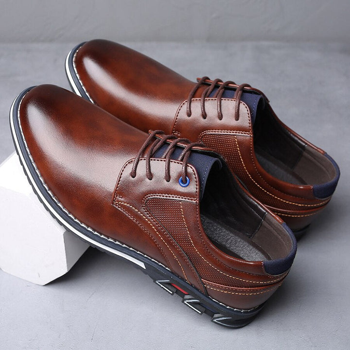 Orthopedic Business Men's Lace-Up Shoes