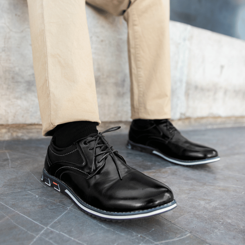 Orthopedic Business Men's Lace-Up Shoes