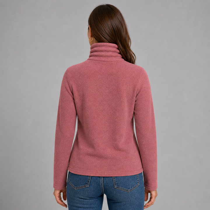 Soft Elegant Women's Cashmere Blend Turtleneck Sweater