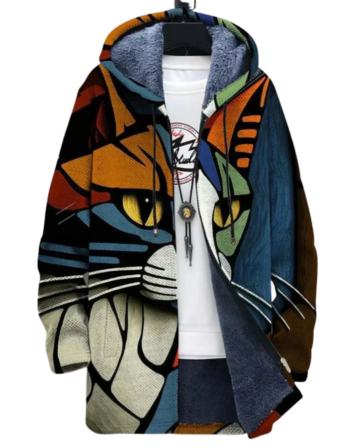Luxurious Hand-Knitted Men's Cardigan