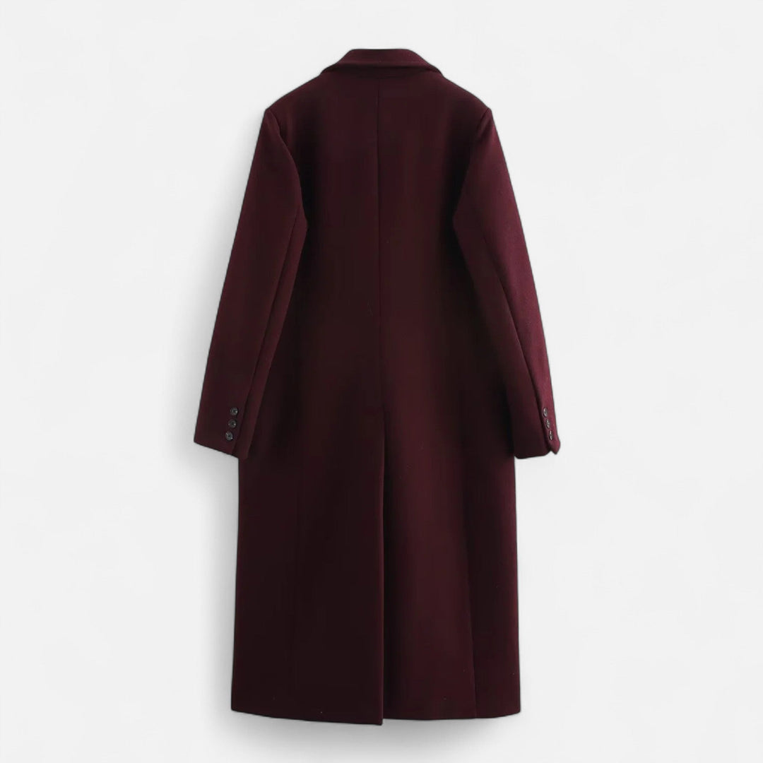 Elegant Double-Breasted Trench Coat for Women