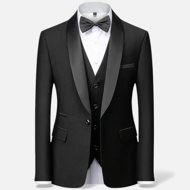 Elegant Men's Three-Piece Suit for Weddings and Formal Occasions