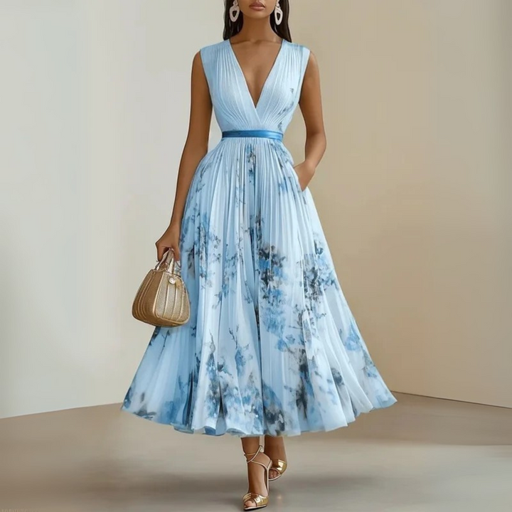Elegant Lightweight Women's Sleeveless Summer Maxi Dress