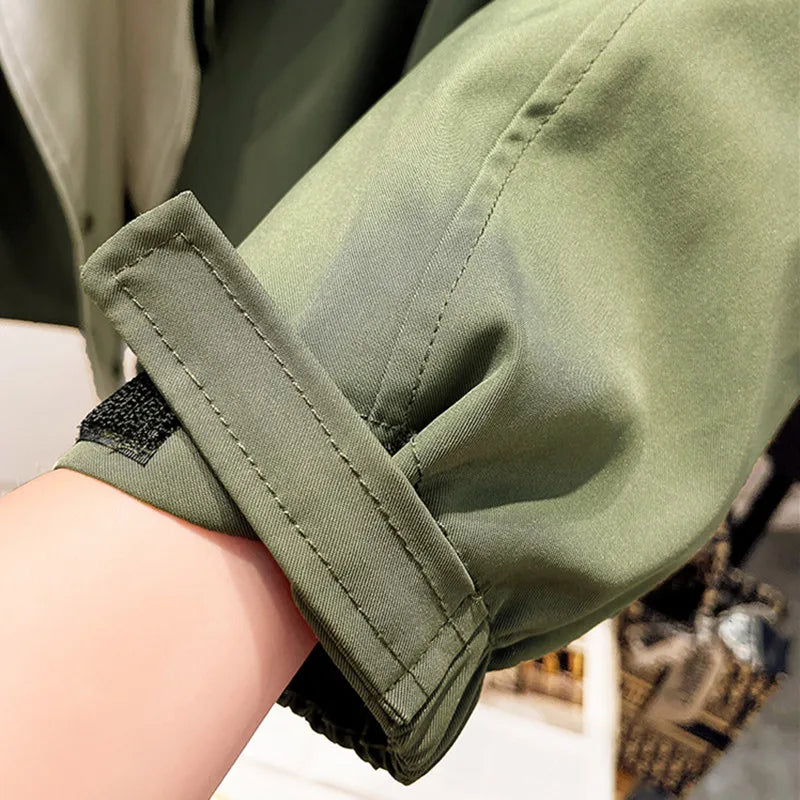 Elegant Weather-Resistant Windproof Women's Jacket