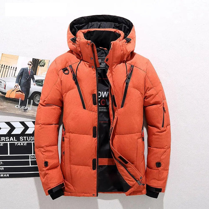Premium Men's Down Puffer Jacket - Winter Jacket with Down Fill