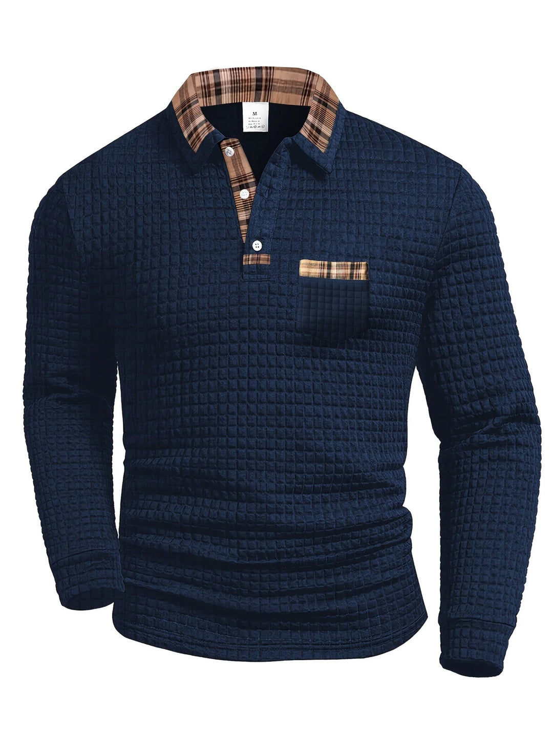 Textured Knit Men's Polo