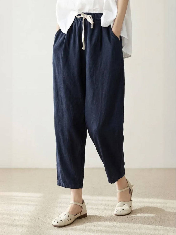 Comfortable Women Drawstring Waist Pants
