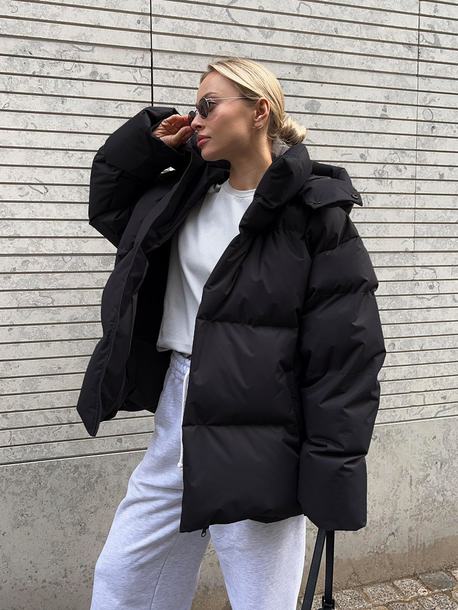 Warm Women's Puffer Jacket - Stylish Winter Jacket with Thermal Lining