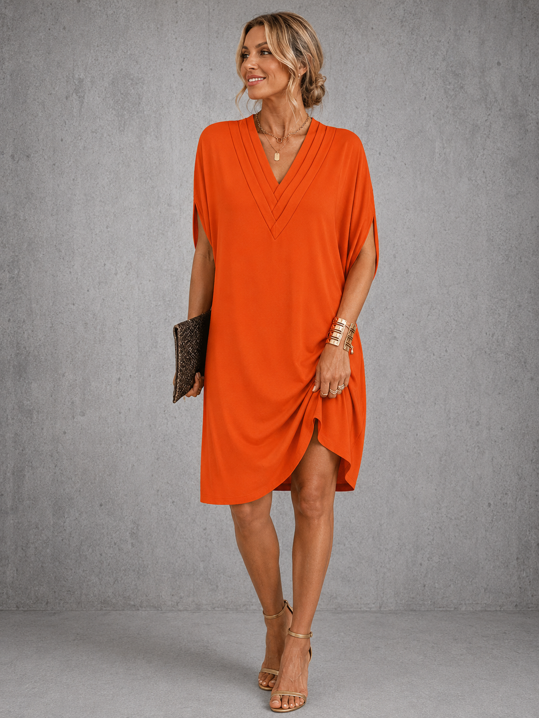 Elegant Slimming Women's Wrap Dress