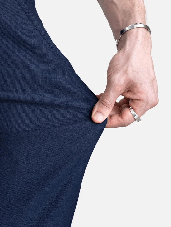 Elastic Slim-Fit Men's Pants