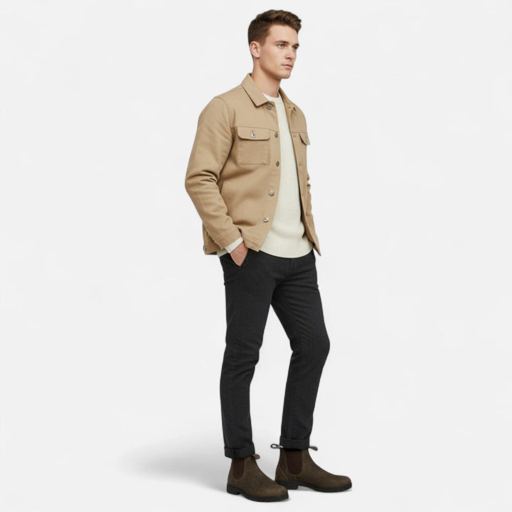 Elegant Premium Men's Leather Chelsea Boots