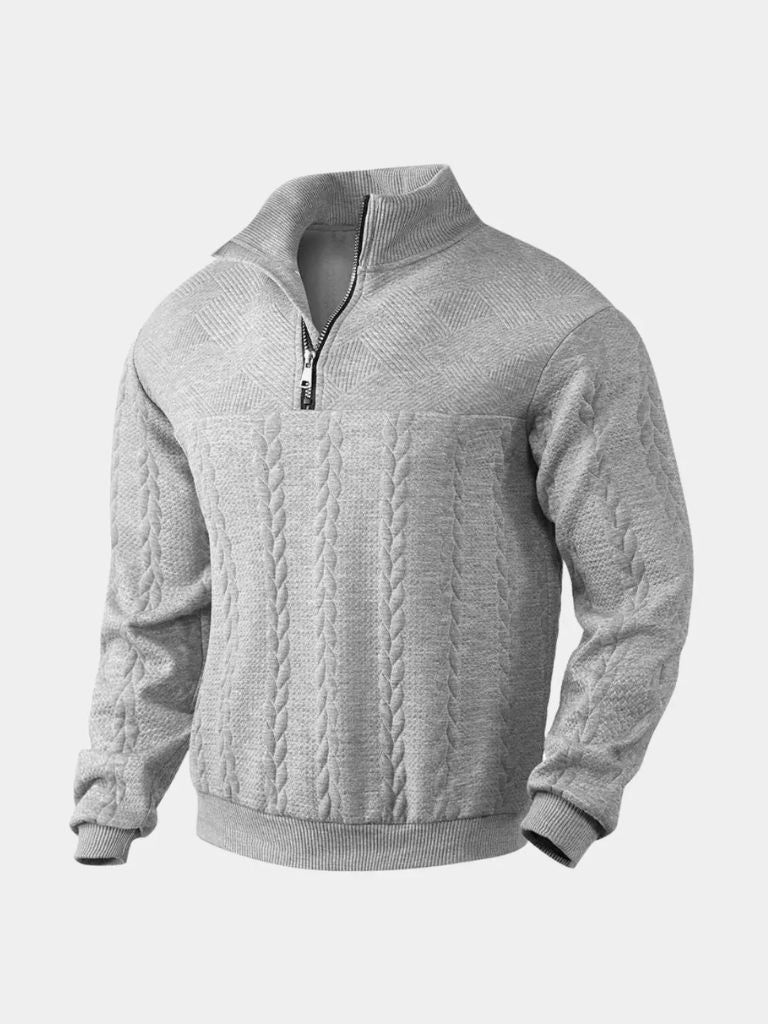 Essential Henry Quarter Zip Pullover - Cross & Crown - Cross & Crown
