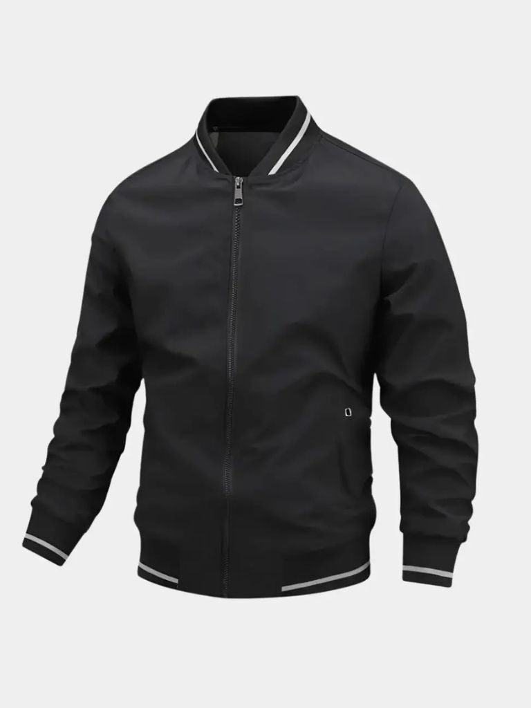 Casual Baseball Bomber Jacket - Cross & Crown - Cross & Crown