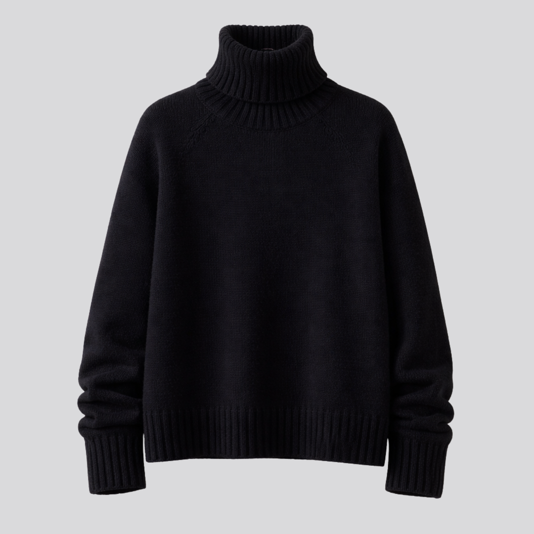 Soft Warm Women's Merino Wool Turtleneck Sweater