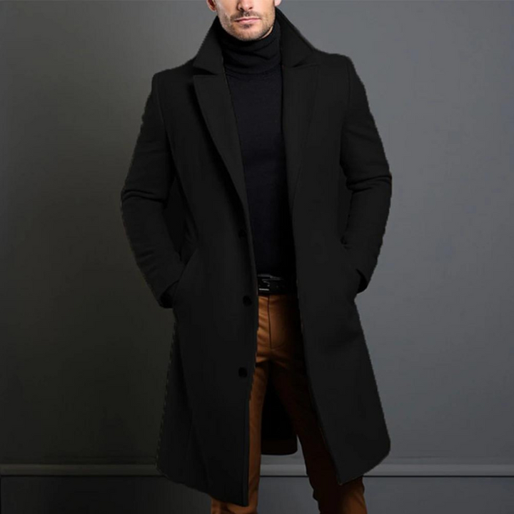 Men's Wool Coat Elegant - Timeless Winter Coat in Premium Wool
