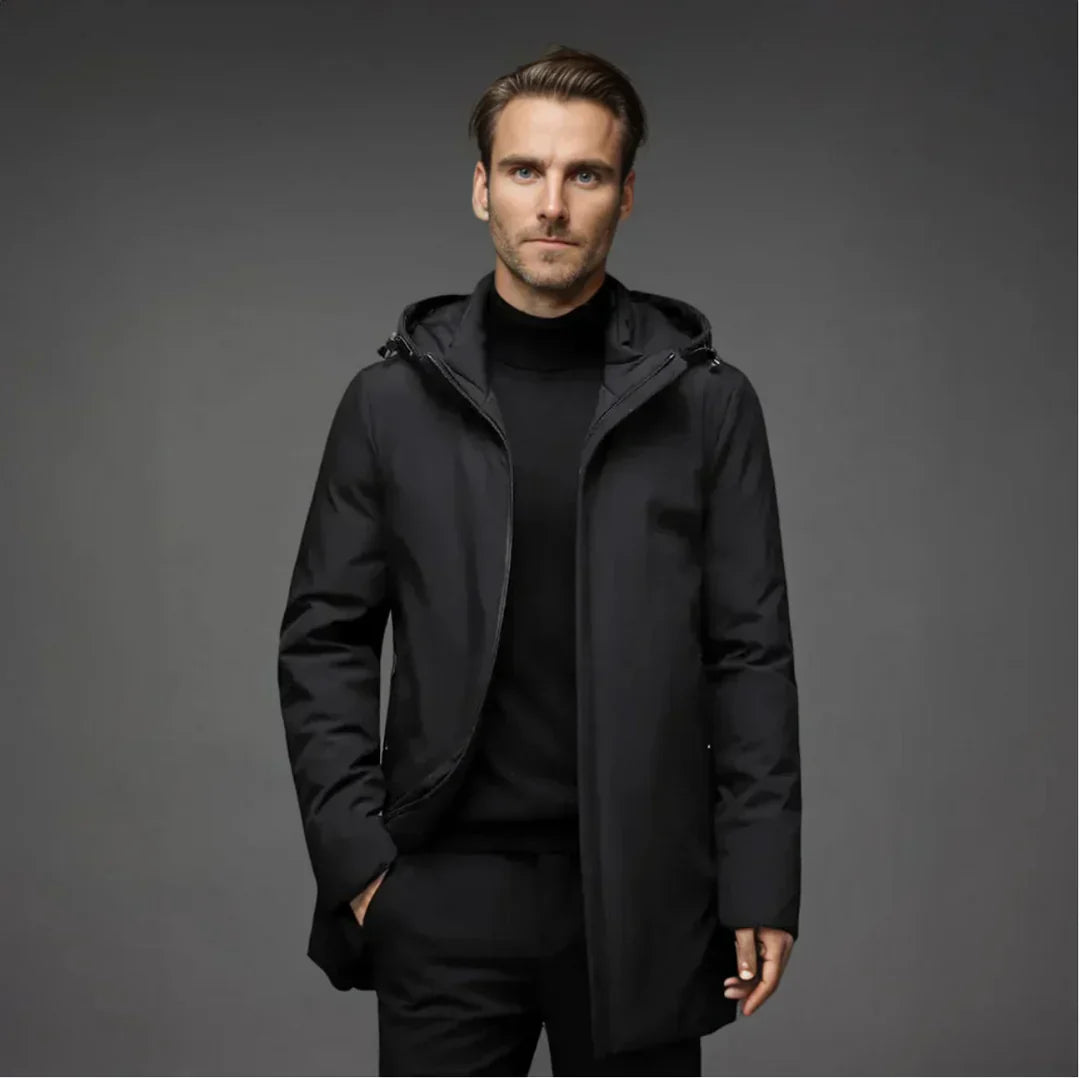 Premium Men's Winter Coat - Slim Fit Design for Business and Casual Wear