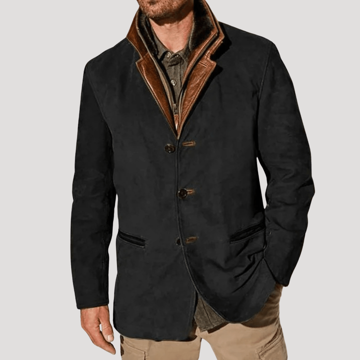 Vintage Casual Jacket for Men - Timeless Style with Modern Details