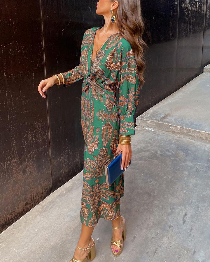 Elegant Flowing Women Maxi Dress for Summer Wedding Guest