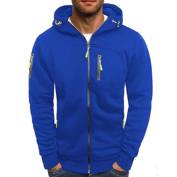 Men's Zip-Up Hoodie Sweatshirt - Breathable and Comfortable