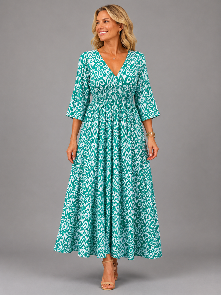 Bohemian Flow Women's Midi Dress