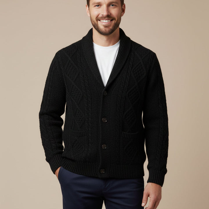Luxurious Soft Men's Cashmere Cardigan