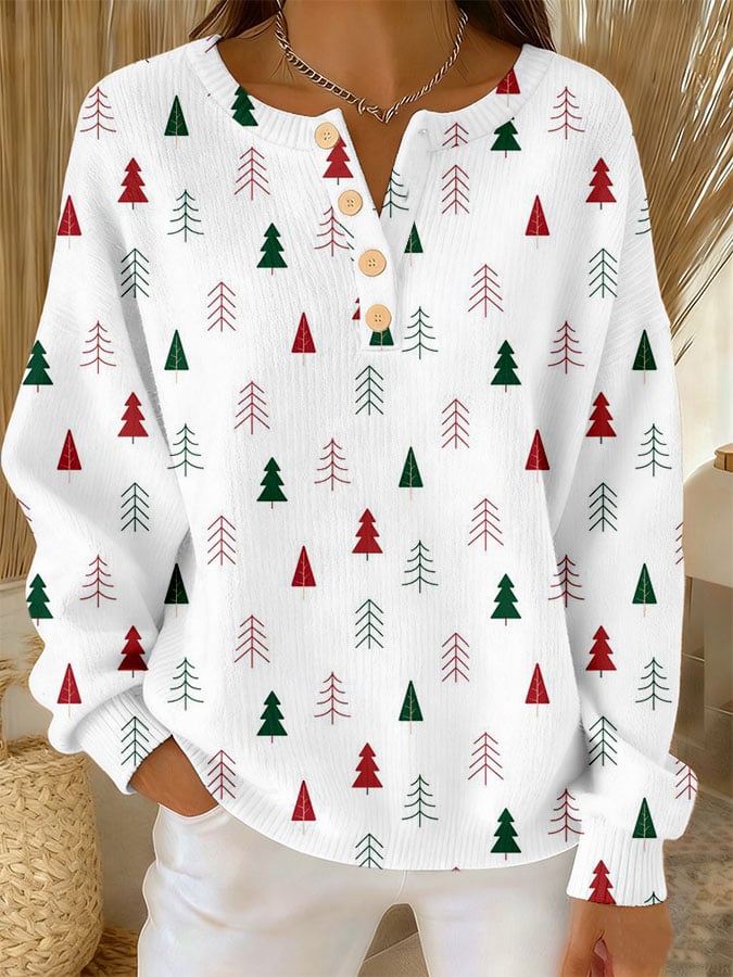 Warm Thick Waffle Sweater Women Winter