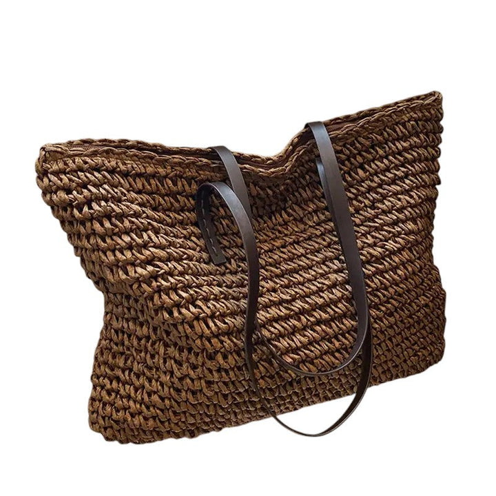 Spacious Textured Women's Beach Tote Bag