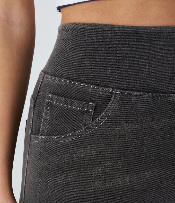 Women's High-Waist Elastic Stretch Jeans