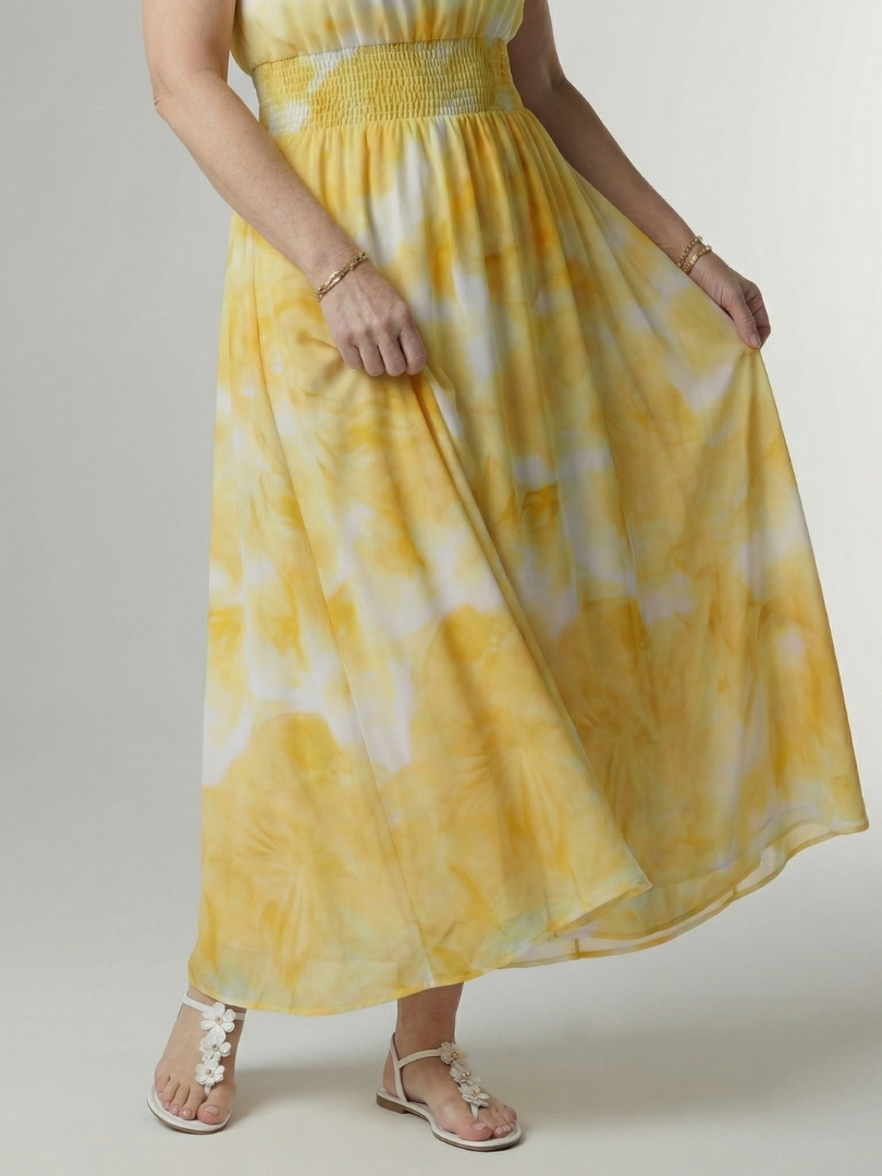 Elegant Lightweight Women's Halter Midi Dress