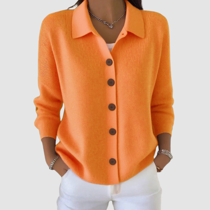 Soft Casual Women's Button-Up Knit Cardigan
