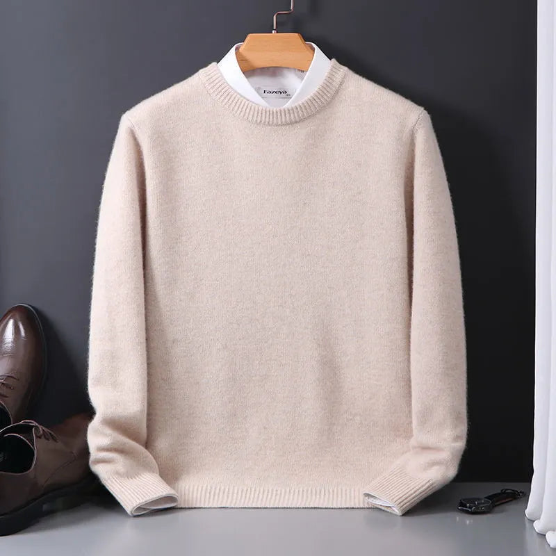 Premium Cashmere Men's Sweater - Classic Fit and Soft Quality