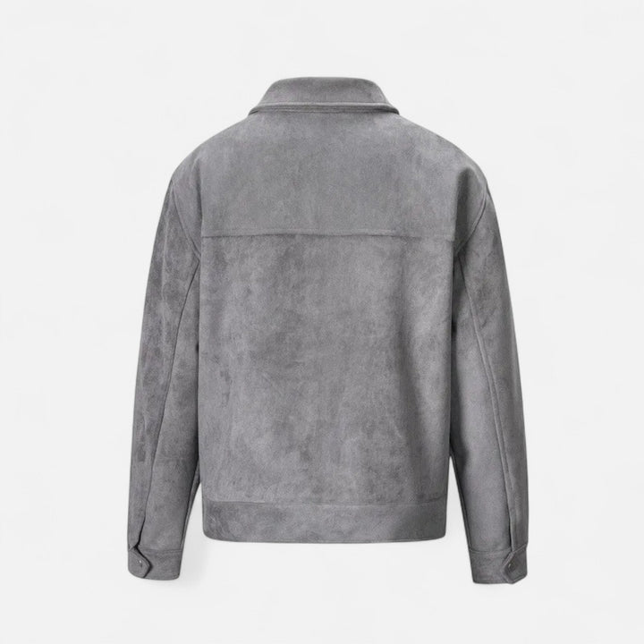 Elegant Suede Men's Jacket