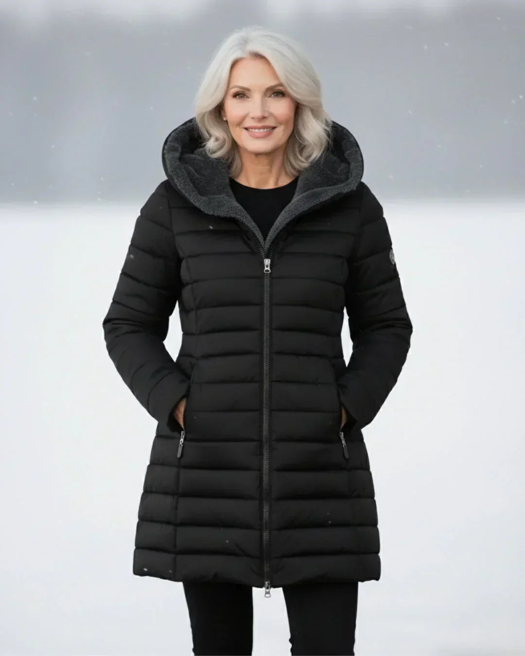 Warm Elegant Women's Padded Winter Jacket
