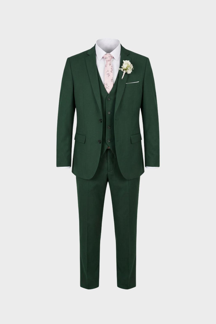 Elegant 3-Piece Men's Suit Set with Vest