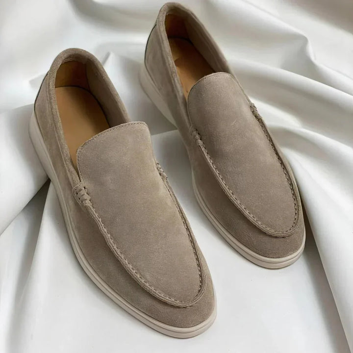 Elegant Men's Suede Oxford Shoes