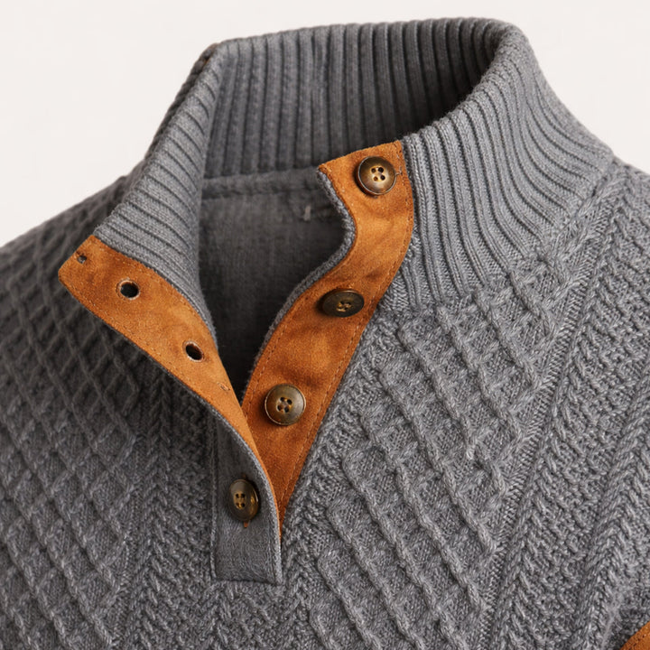 Vintage Cable-Knit Men's Sweater